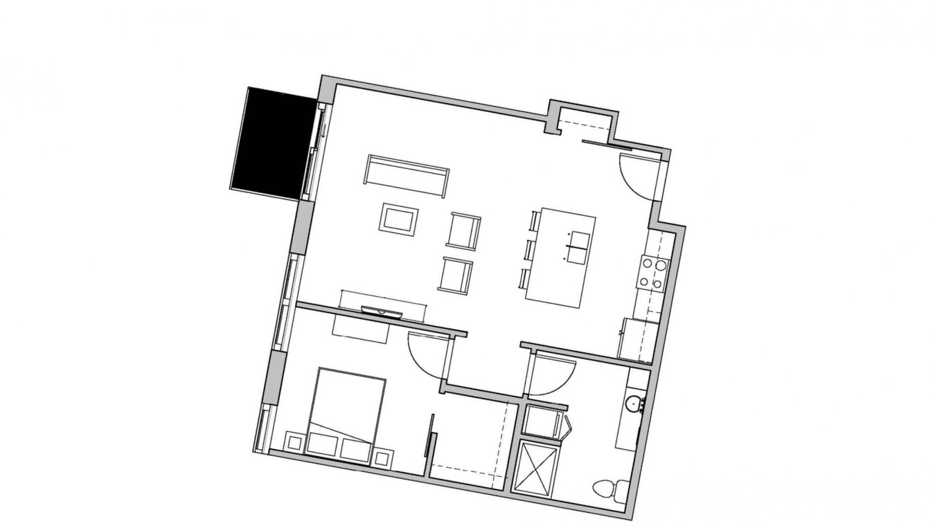 1 Bedroom 1 Bathroom Apartment for rent at SEVEN27 in Madison, WI