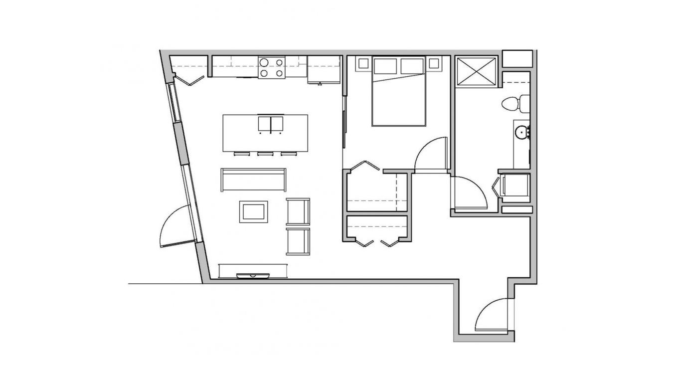 1 Bedroom 1 Bathroom Apartment for rent at SEVEN27 in Madison, WI