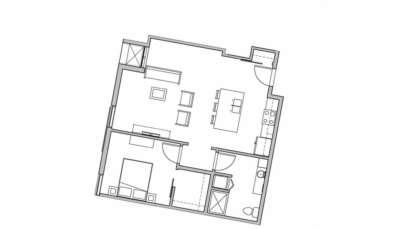 1 Bedroom 1 Bathroom Apartment for rent at SEVEN27 in Madison, WI