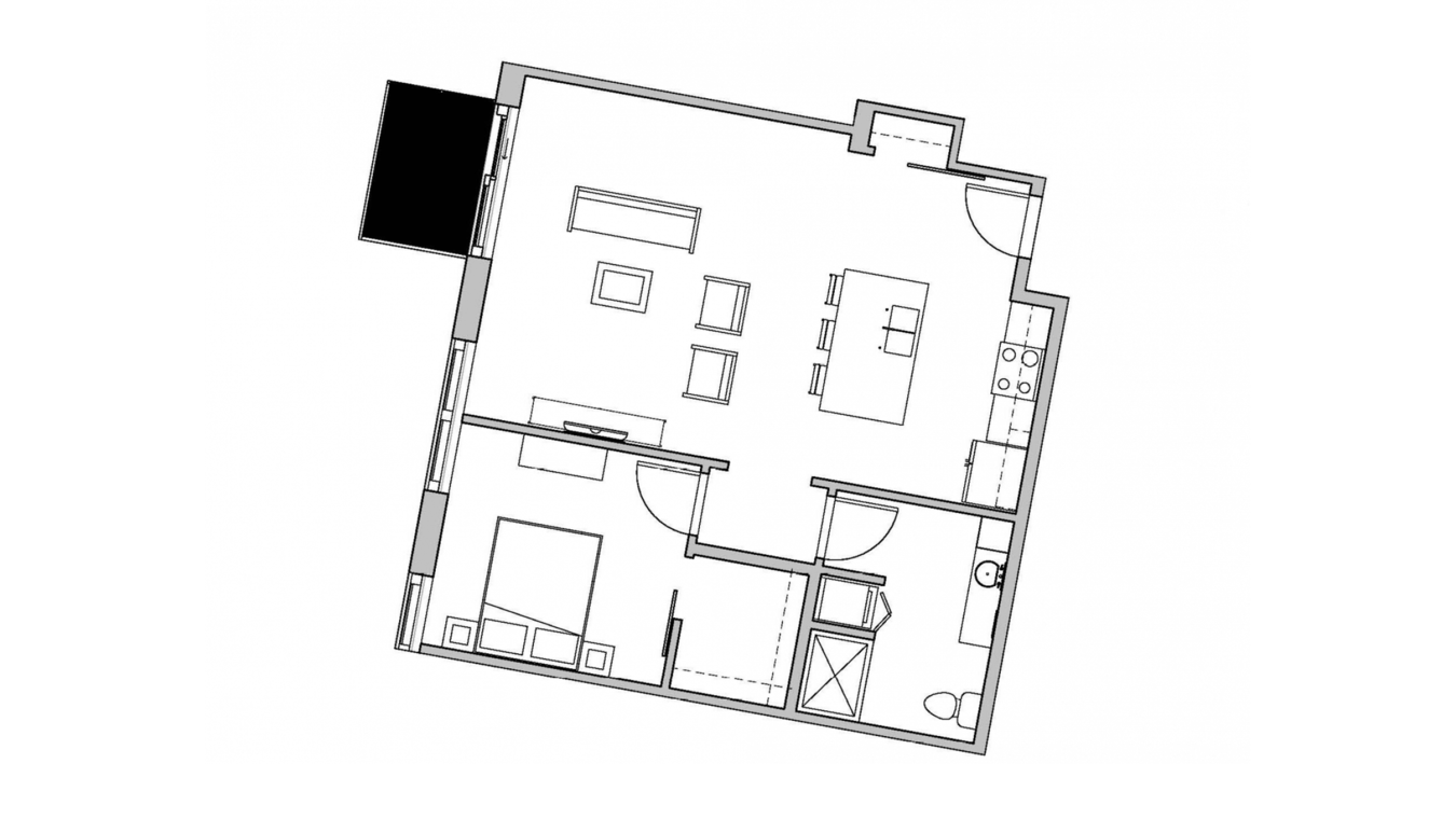 1 Bedroom 1 Bathroom Apartment for rent at SEVEN27 in Madison, WI