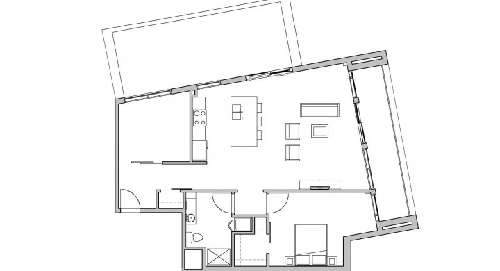 1 Bedroom 1 Bathroom Apartment for rent at SEVEN27 in Madison, WI