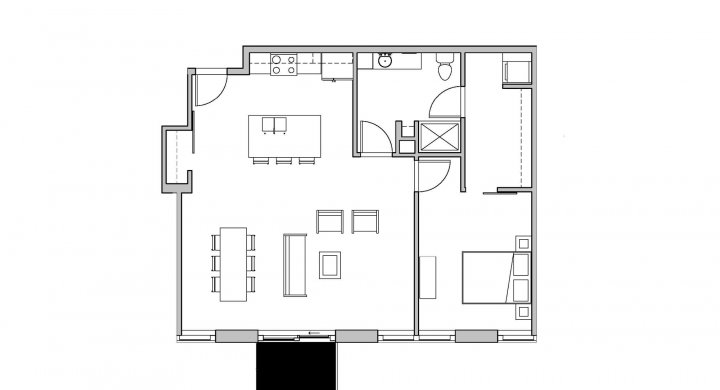 1 Bedroom 1 Bathroom Apartment for rent at SEVEN27 in Madison, WI