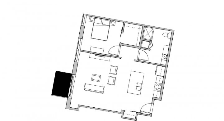 1 Bedroom 1 Bathroom Apartment for rent at SEVEN27 in Madison, WI