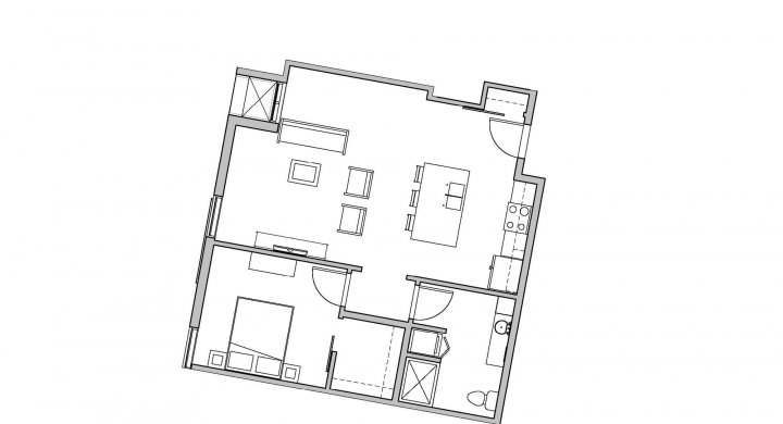 1 Bedroom 1 Bathroom Apartment for rent at SEVEN27 in Madison, WI