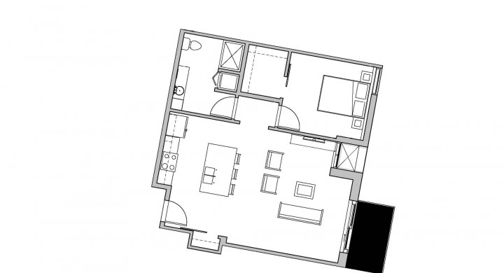 1 Bedroom 1 Bathroom Apartment for rent at SEVEN27 in Madison, WI