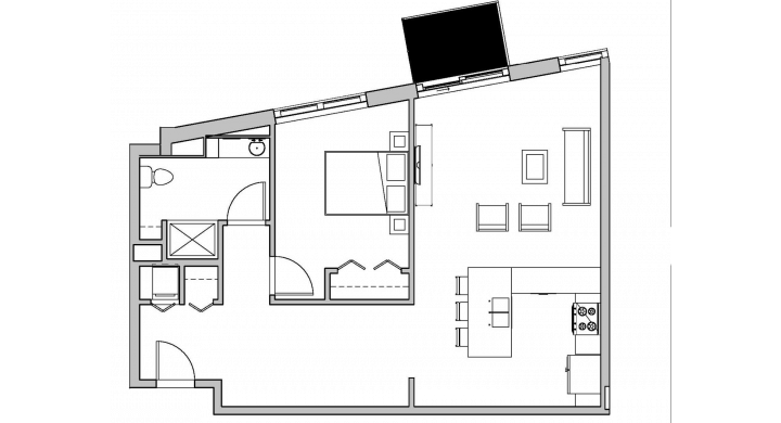 1 Bedroom 1 Bathroom Apartment for rent at SEVEN27 in Madison, WI