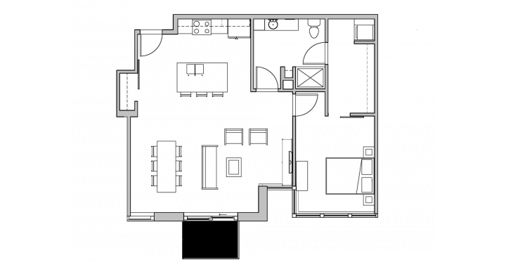 1 Bedroom 1 Bathroom Apartment for rent at SEVEN27 in Madison, WI