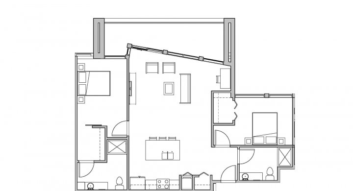 2 Bedrooms 2 Bathrooms Apartment for rent at SEVEN27 in Madison, WI