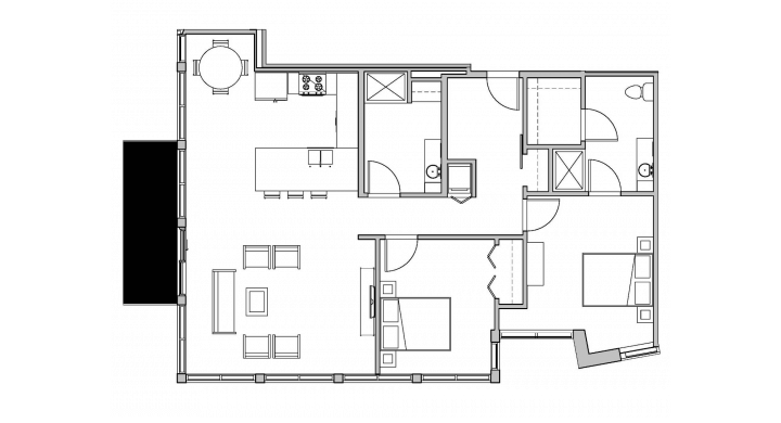 2 Bedrooms 2 Bathrooms Apartment for rent at SEVEN27 in Madison, WI