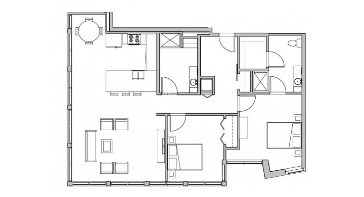 2 Bedrooms 2 Bathrooms Apartment for rent at SEVEN27 in Madison, WI