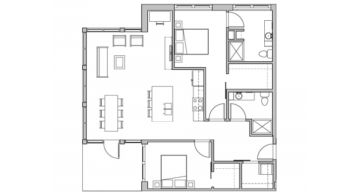 2 Bedrooms 2 Bathrooms Apartment for rent at SEVEN27 in Madison, WI