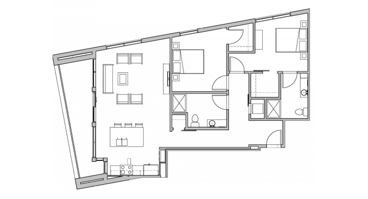 2 Bedrooms 2 Bathrooms Apartment for rent at SEVEN27 in Madison, WI