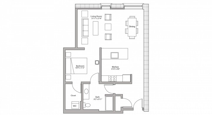Studio 1 Bathroom Apartment for rent at Tobacco Lofts in Madison, WI