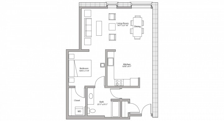 Studio 1 Bathroom Apartment for rent at Tobacco Lofts in Madison, WI