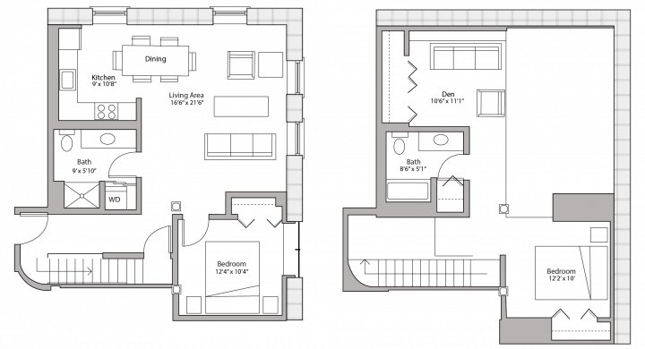 2 Bedrooms 2 Bathrooms Apartment for rent at Tobacco Lofts in Madison, WI