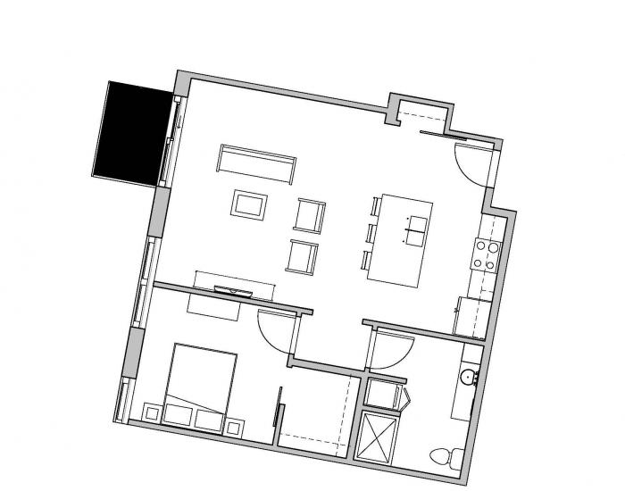 1 Bedroom 1 Bathroom Apartment for rent at SEVEN27 in Madison, WI