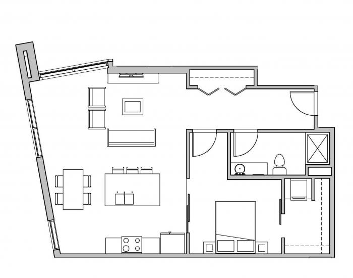1 Bedroom 1 Bathroom Apartment for rent at SEVEN27 in Madison, WI