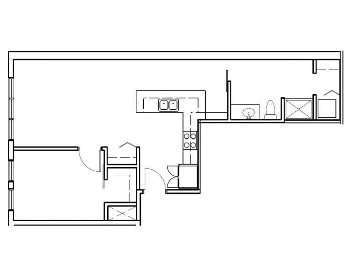 1 Bedroom 1 Bathroom Apartment for rent at Capitol Hill in Madison, WI