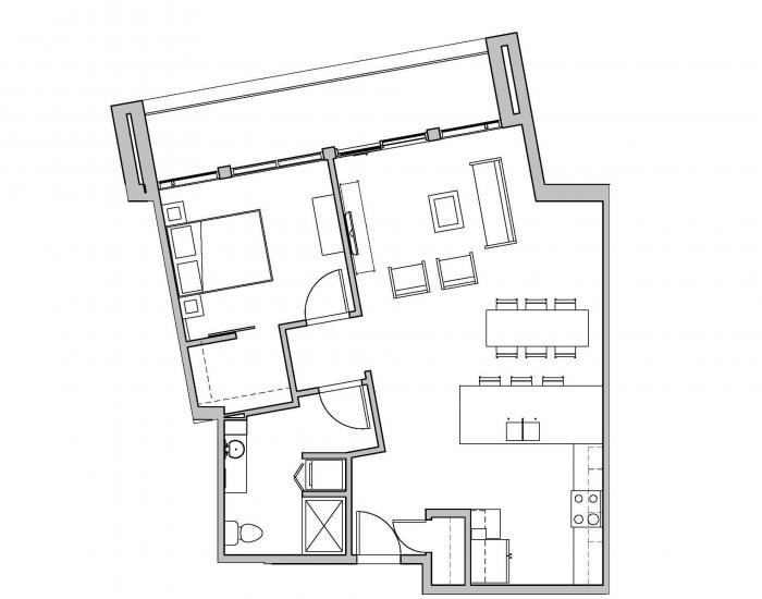 1 Bedroom 1 Bathroom Apartment for rent at SEVEN27 in Madison, WI