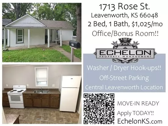 2 Bed, 1 Bath, Bonus Room!! Apartment for rent in Leavenworth, KS