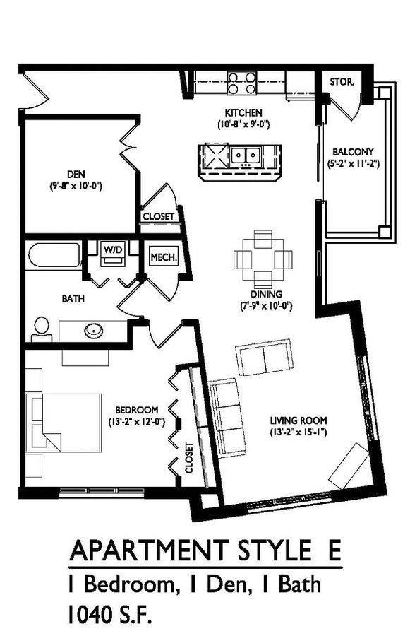 1 Bedroom 1 Bathroom Apartment for rent at Waldorf Midtown in Madison, WI