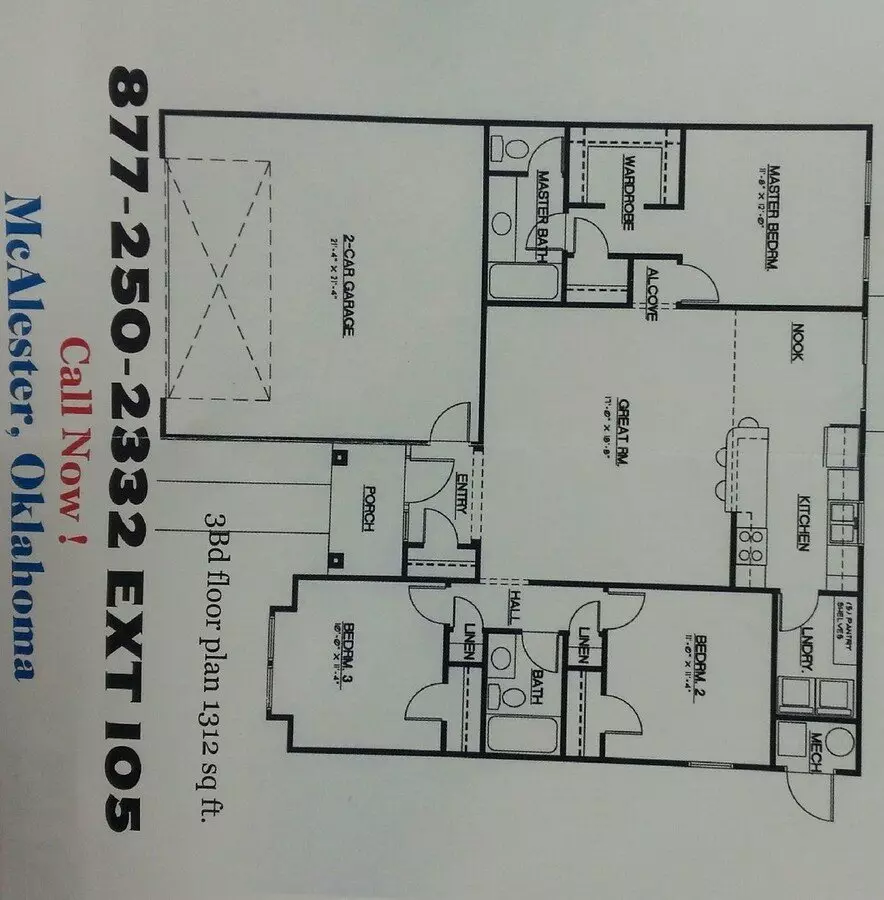 Buchanan Apartment for rent in Mcalester, OK