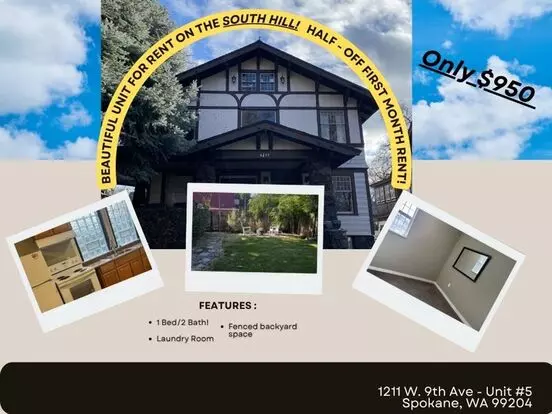 1211 W 9th Ave Apartment for rent in Spokane, WA