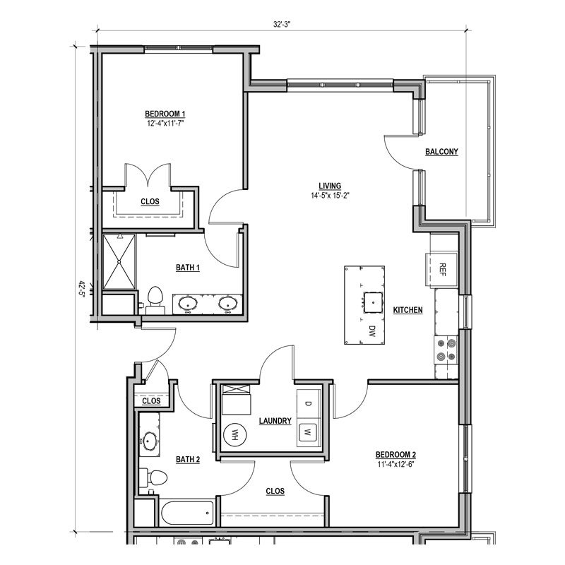 2 Bedrooms 2 Bathrooms Apartment for rent at Statesman in Franklin, WI