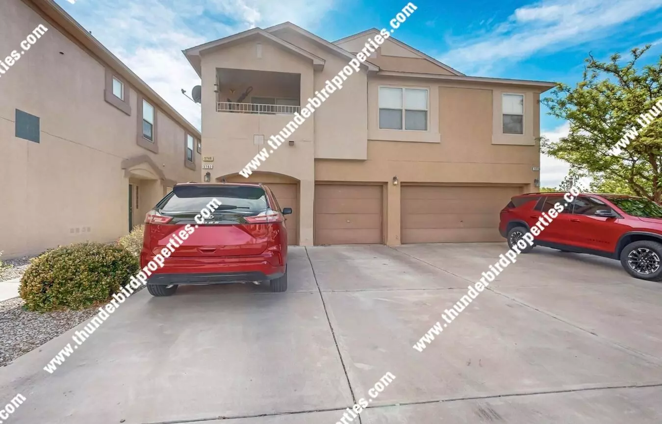 Move In Special $250 Off First Months Rent. Gated Community With Refrigerated Air, 2 Bedroom, 2.5 Bathroom & 1 Car Garage Condo House for rent in Albuquerque, NM