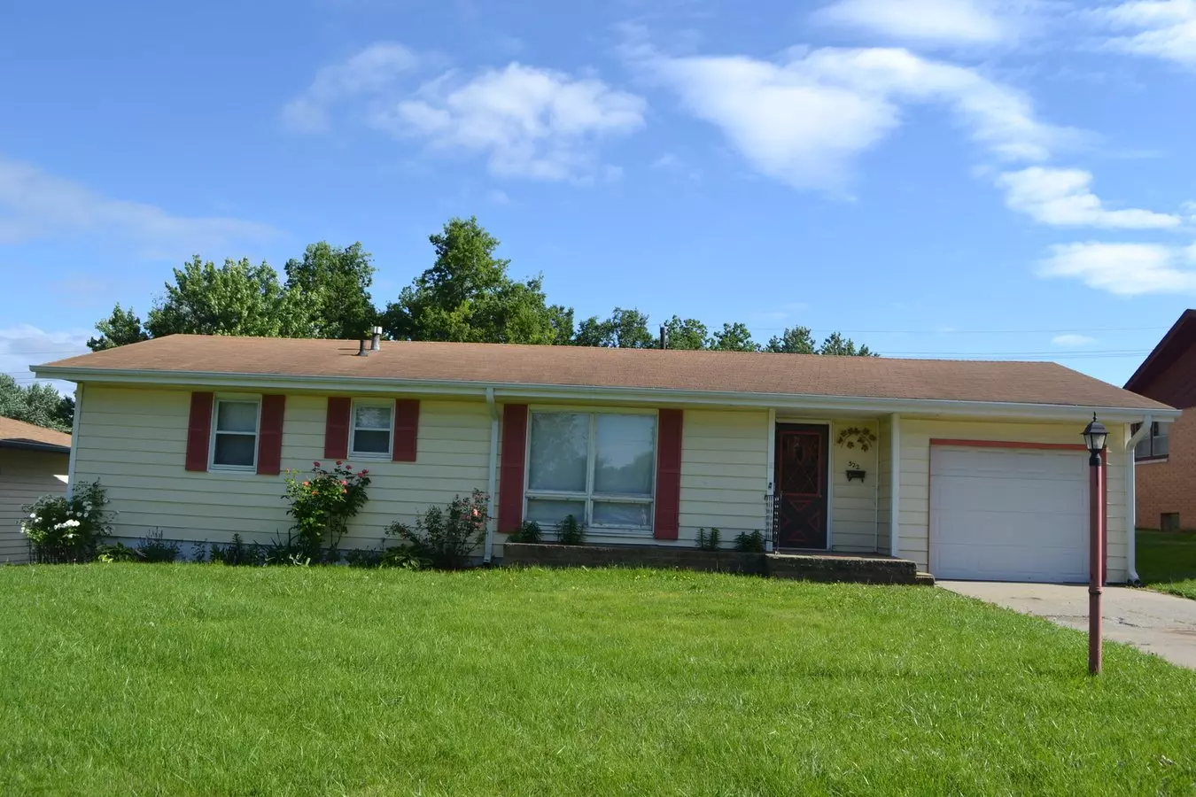 Nice 3-4 Br, 2 Bath Ranch Style Home, Fenced In Yard, Garage, Patio, Full Basement House for rent in Clay Center, KS