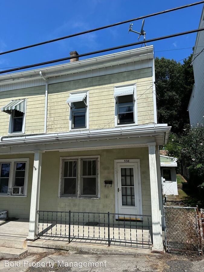 536 E Arch St Pottsville, PA House for Rent Rentable