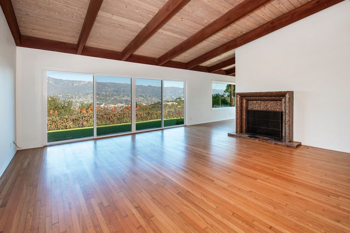 Illustration of Autumn Views From A Penthouse Apartment In Santa Barbara