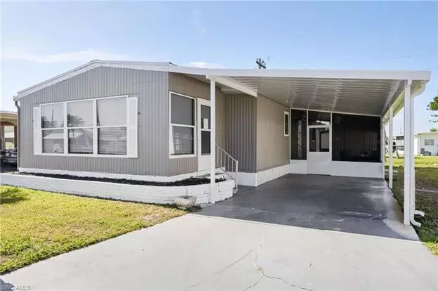 First Month Free !!!!! This Charming 2 Bed 2 Bath, Renovated Manufactured Home 55+ Community Apartment for rent in Cape Coral, FL