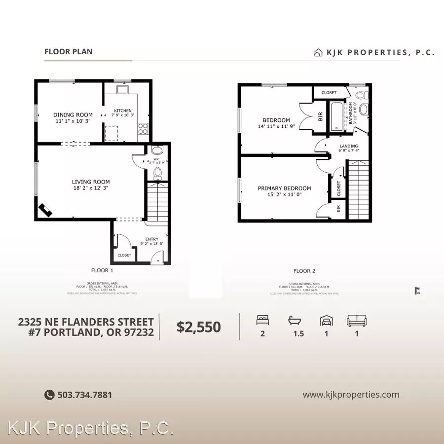 2325 NE Flanders St #7 House for rent in Portland, OR