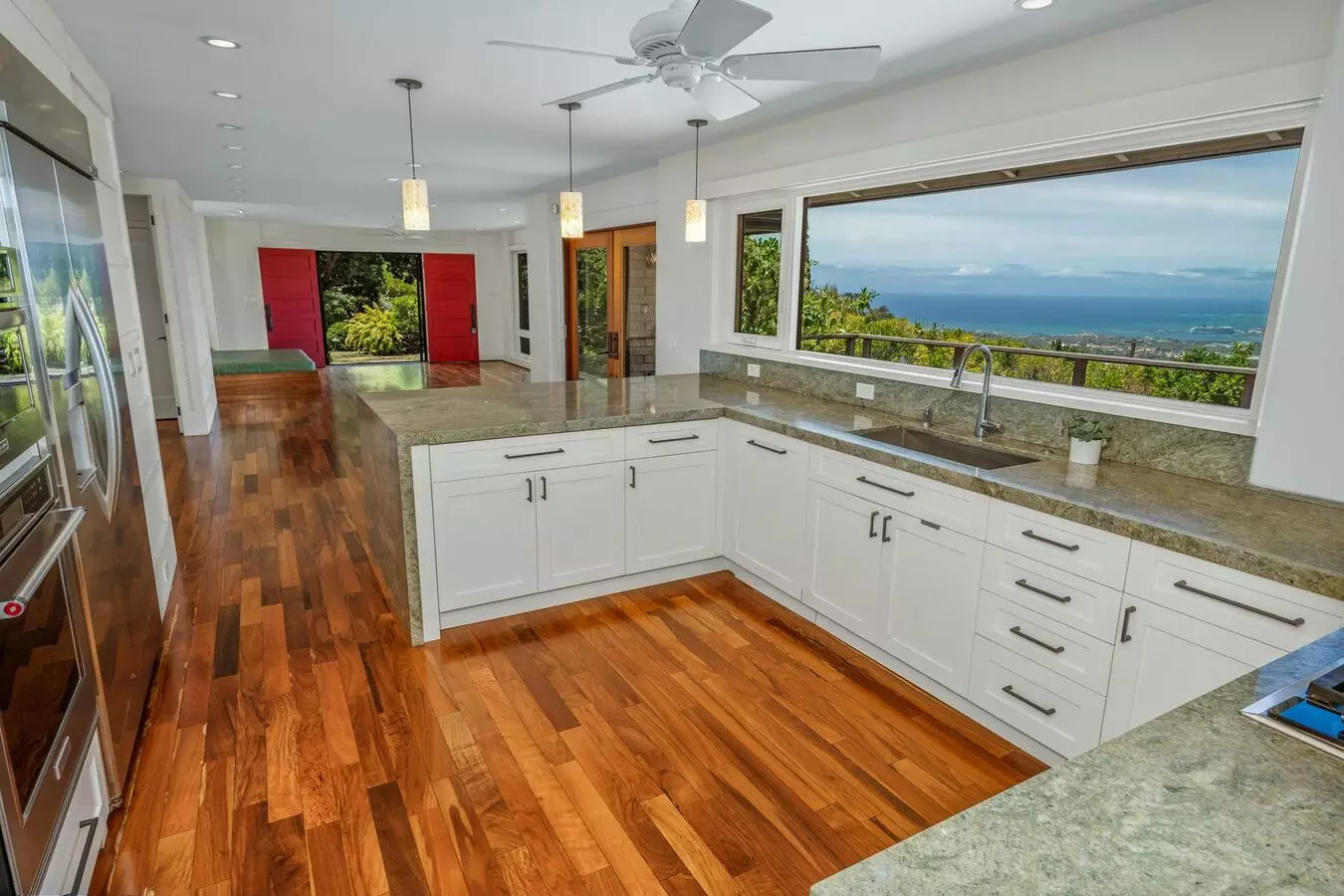 Beautiful Custom Built Home In Wailuku Heights, 2 Bed/3 Bath With Flex Room, Magnificent Ocean/mountain Views House for rent in Wailuku, HI