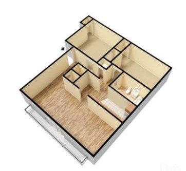 2 Bedrooms 1 Bathroom Apartment for rent at Harvard Court Apartments in Kansas City, MO
