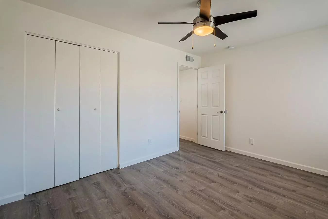 Unfurnished bedroom — representative home at Rovey Apartments.