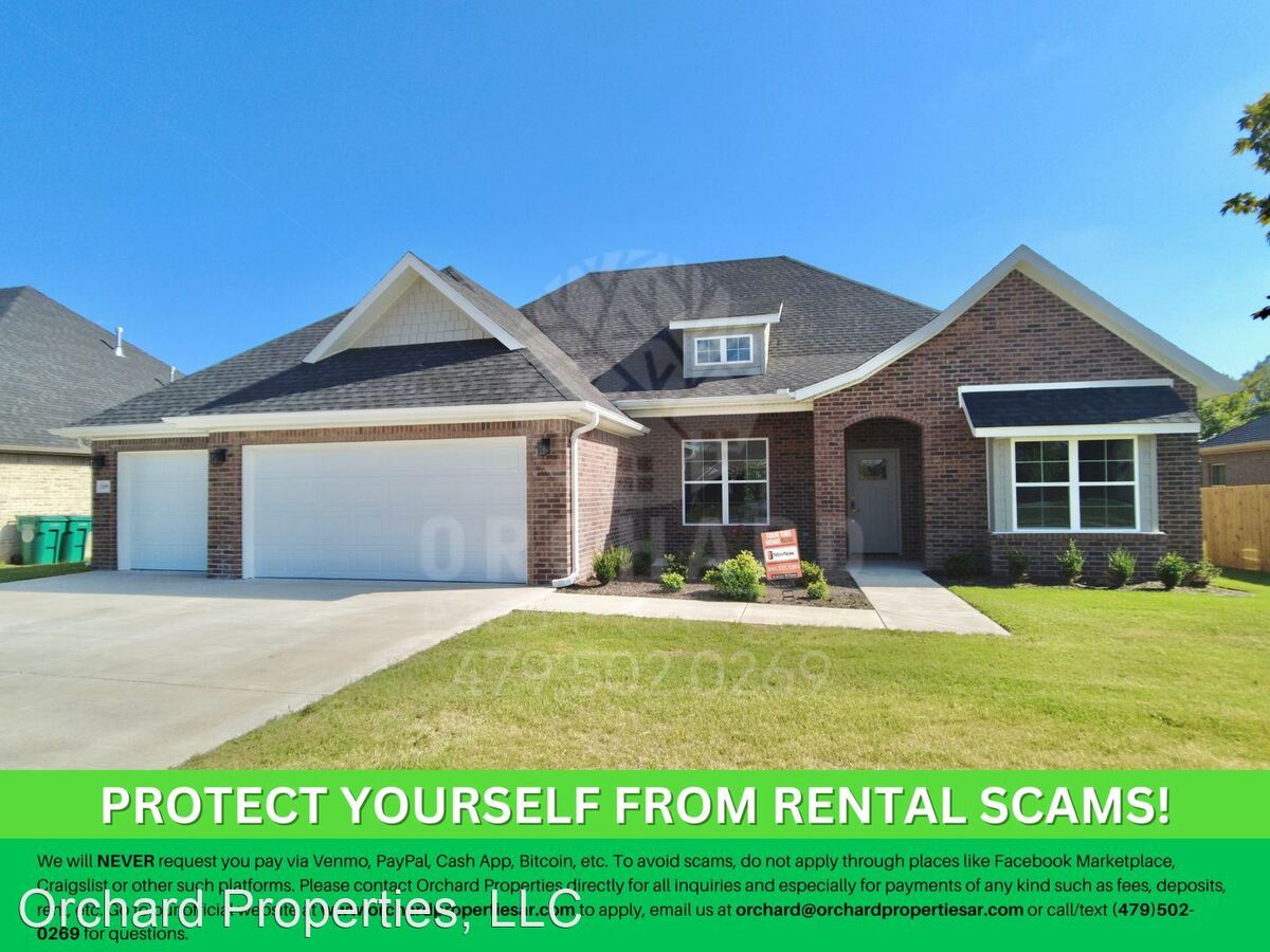 1109 Giulia Ave Tontitown, AR House for Rent Rentable