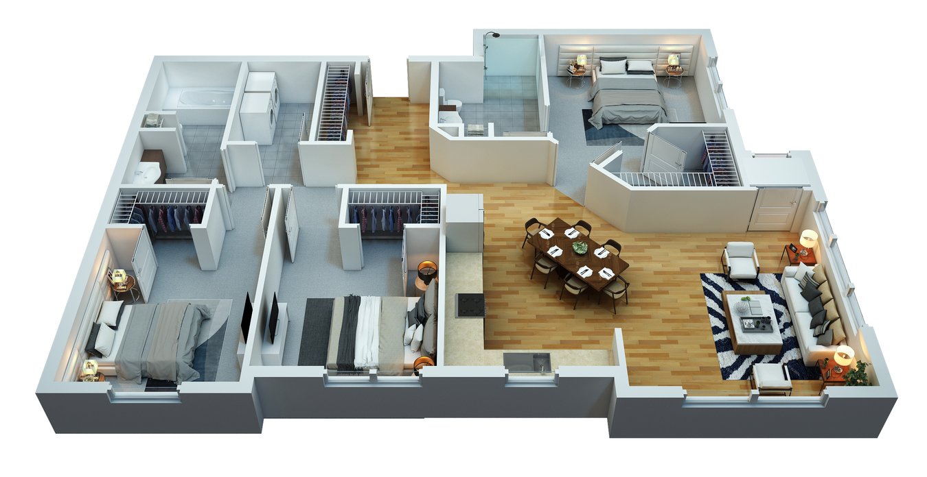 3 Bedrooms 2 Bathrooms Apartment for rent at Rosa Place in Mankato, MN