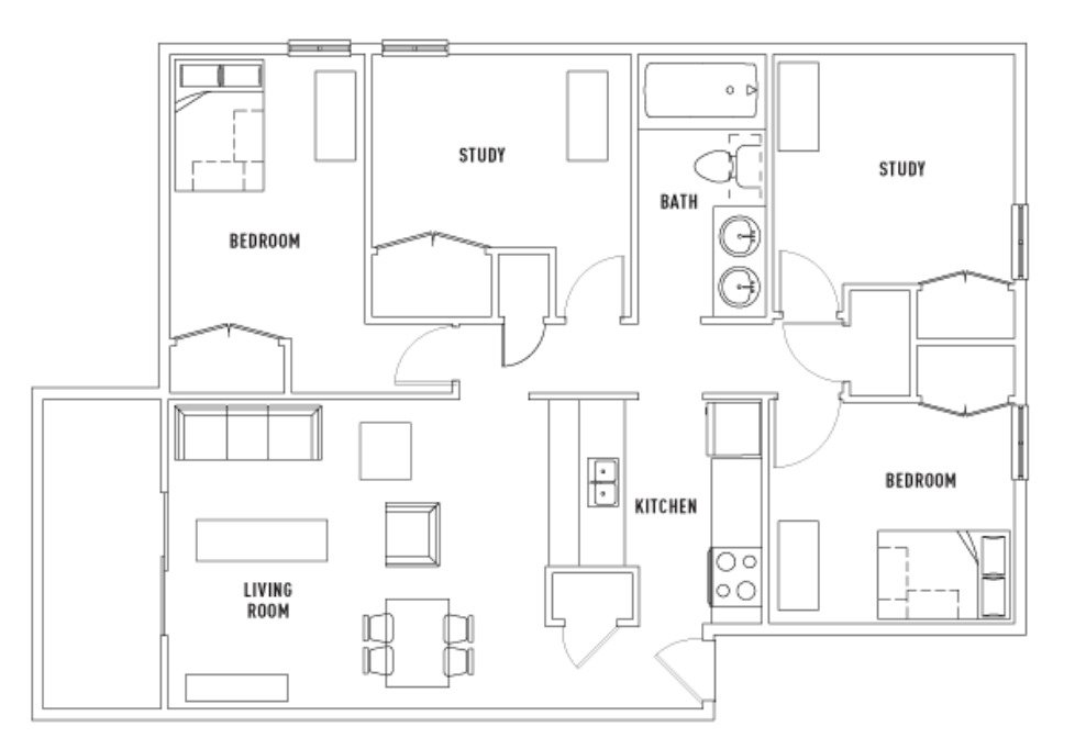 4 Bedrooms 1 Bathroom Apartment for rent at 309 E. Daniel in Champaign, IL