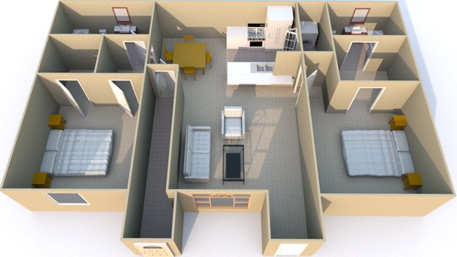 2 Bedrooms 2 Bathrooms Apartment for rent at Retreat at Mesa Hills in El Paso, TX