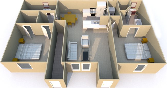 2 Bedrooms 2 Bathrooms Apartment for rent at Retreat at Mesa Hills in El Paso, TX