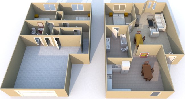 3 Bedrooms 2 Bathrooms Apartment for rent at Retreat at Mesa Hills in El Paso, TX