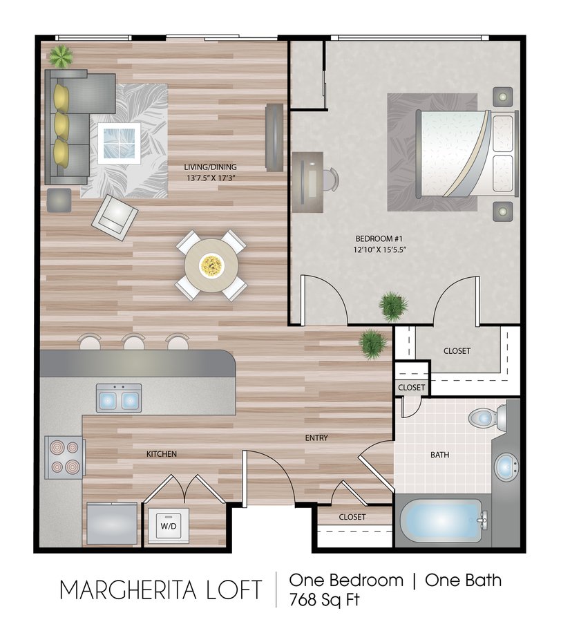 1 Bedroom 1 Bathroom Apartment for rent at Apex Manayunk in Philadelphia, PA