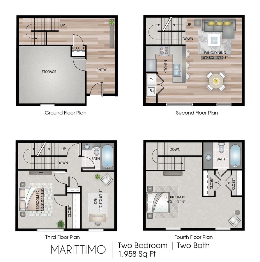 2 Bedrooms 2 Bathrooms Apartment for rent at Apex Manayunk in Philadelphia, PA