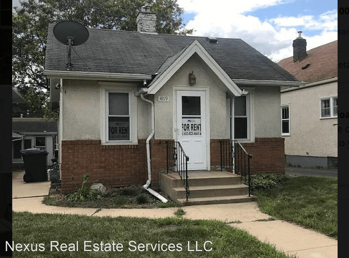 4119 54Th St Minneapolis, MN House for Rent Rentable