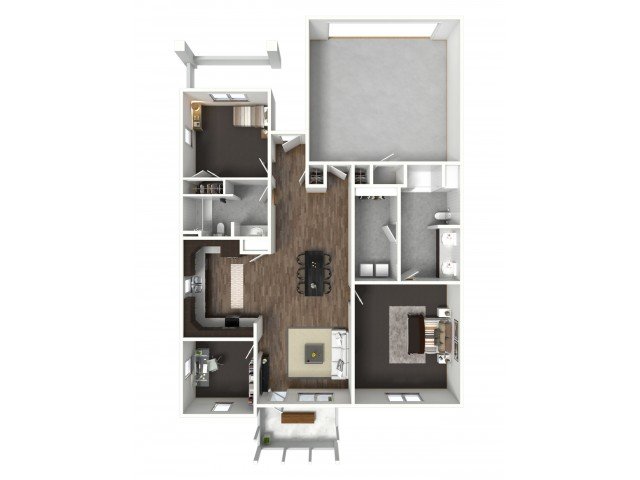 2 Bedrooms 2 Bathrooms Apartment for rent at Black Rock in Nixa, MO
