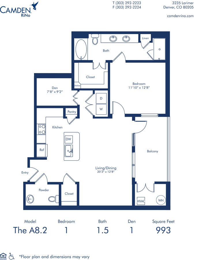 1 Bedroom 1 Bathroom Apartment for rent at Camden RiNo in Denver, CO