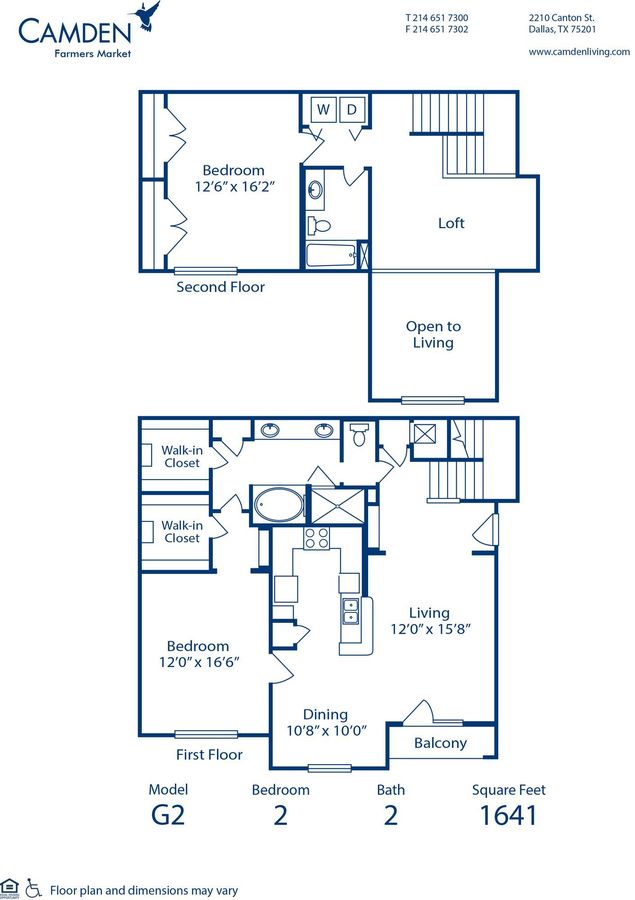 2 Bedrooms 2 Bathrooms Apartment for rent at Camden Farmers Market in Dallas, TX