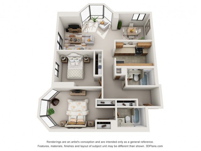 2 Bedrooms 2 Bathrooms Apartment for rent at Yankee Hill in Milwaukee, WI